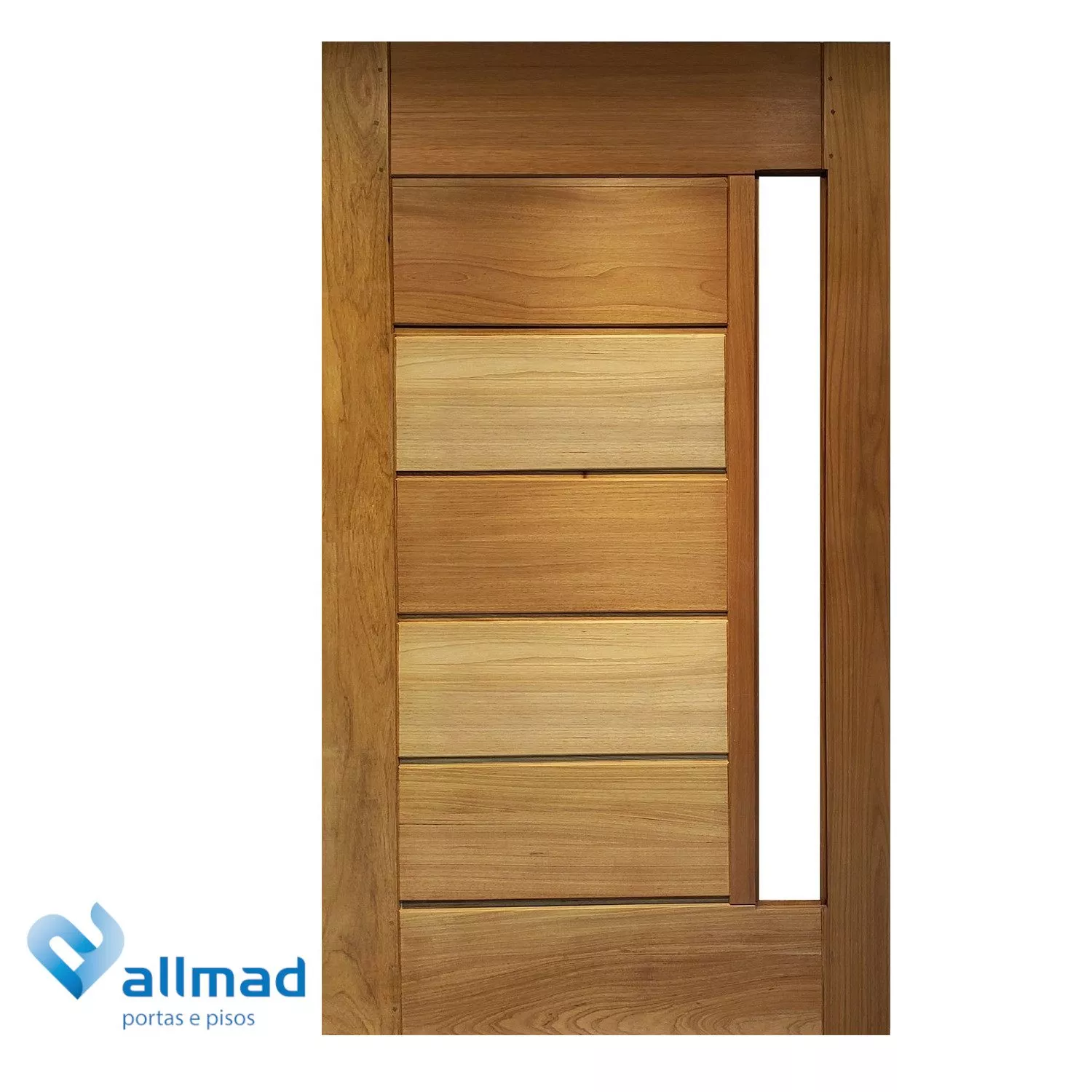 porta pivotante de madeira com vidro lateral visor reto