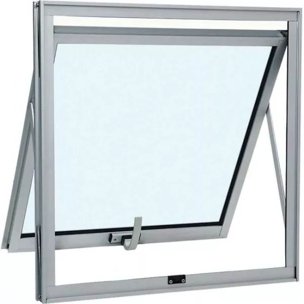 Janela de Alumínio Branco Máximo-Ar Sem Grade Com Vidro Mini Boreal - Linha Alumifort - Sasazaki