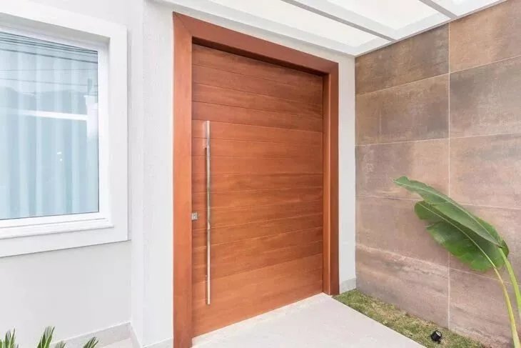 porta sanfonada de madeira 