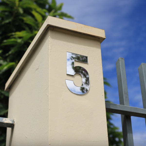 Número Residencial 5 – Cromado