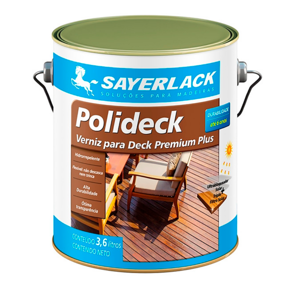 Verniz para Deck 900ml – Polideck – SayerLack