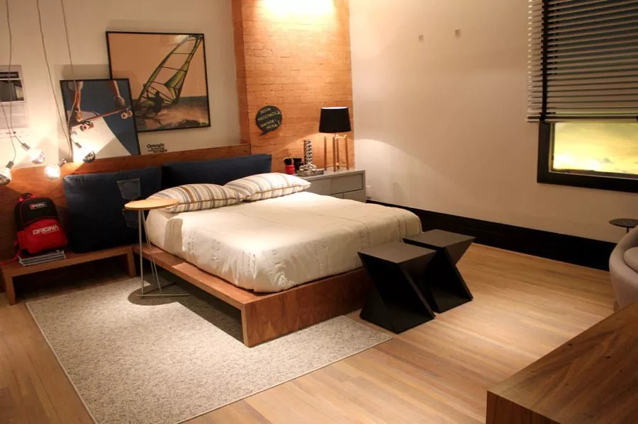 piso de madeira para quarto